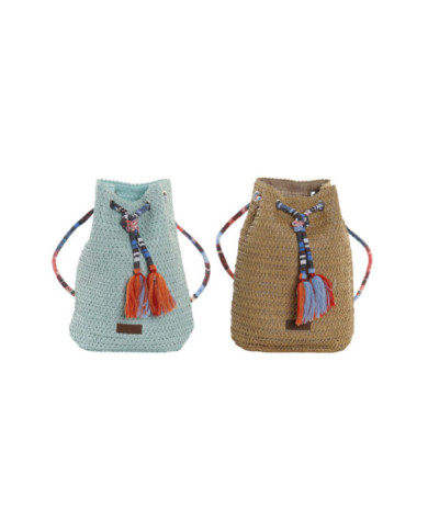 BOLSO POLIESTER ALGODON 25X15X36 2 SURT.