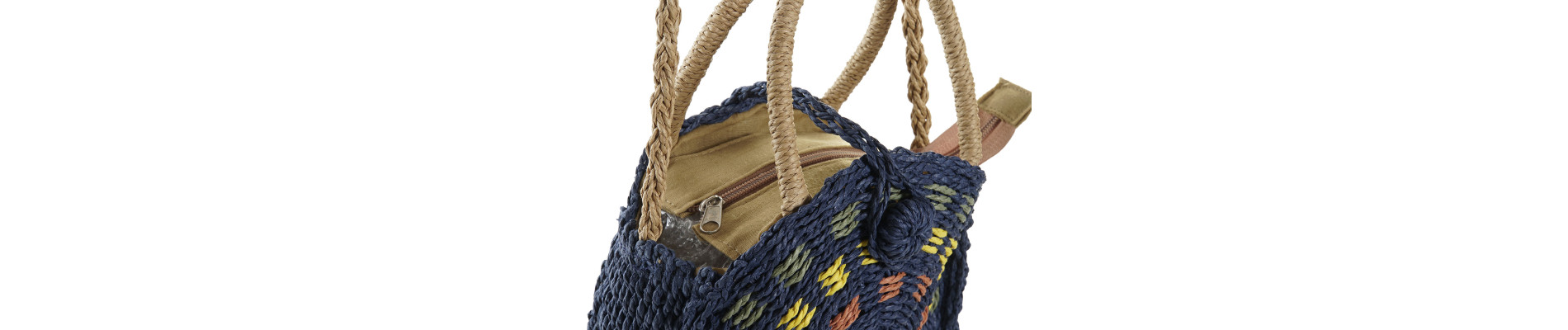 BOLSO FIBRA 20X8X20 45 51CM ASA CREMALLERA 2 SURT.