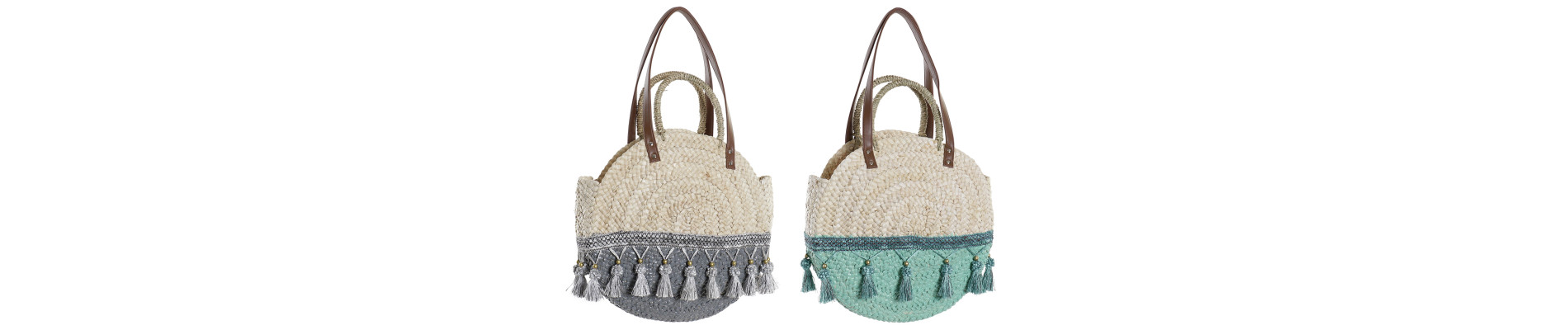 BOLSO MIMBRE PU 59X16X30 HEBILLA 2 SURT.