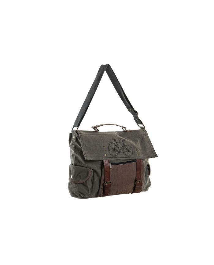 BANDOLERA LIENZO CUERO 48X10X37 23 BICICLETA