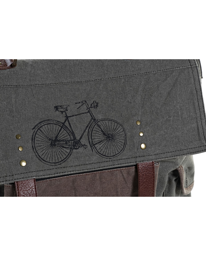 BANDOLERA LIENZO CUERO 48X10X37 23 BICICLETA