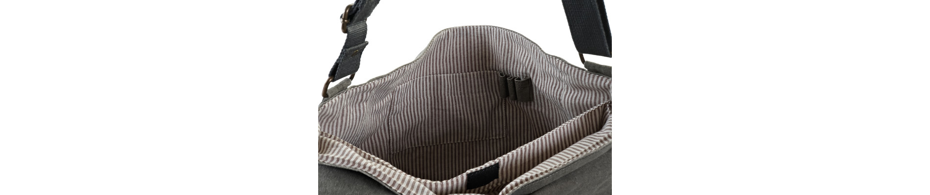 BANDOLERA LIENZO CUERO 48X10X37 23 BICICLETA