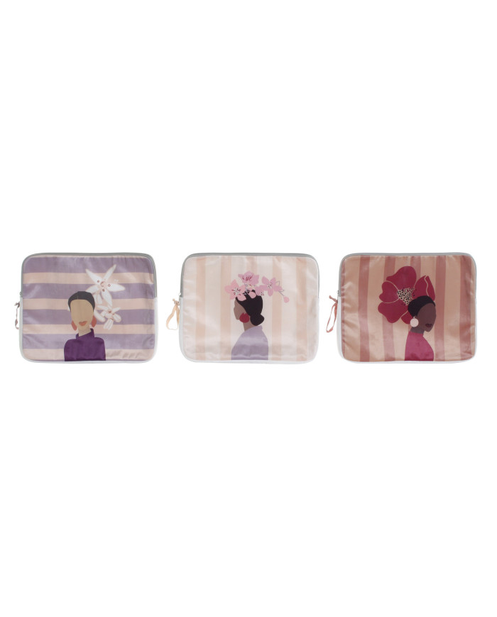 FUNDA IPAD VELVET POLIESTER 36X2X28 WOMEN 3 SURT.
