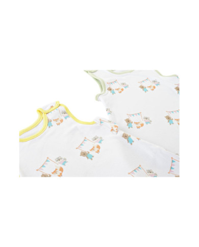 BEBE ALGODON 24X6X24 SACO DORMIR 2 SURT.