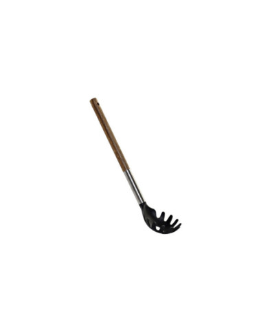 UTENSILIO MADERA NYLON 7X10X28 ESPAGUETIS NEGRO