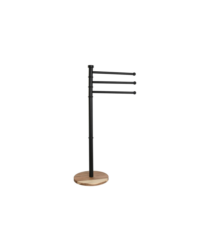 TOALLERO ACACIA INOX 45X26X85,5 NEGRO