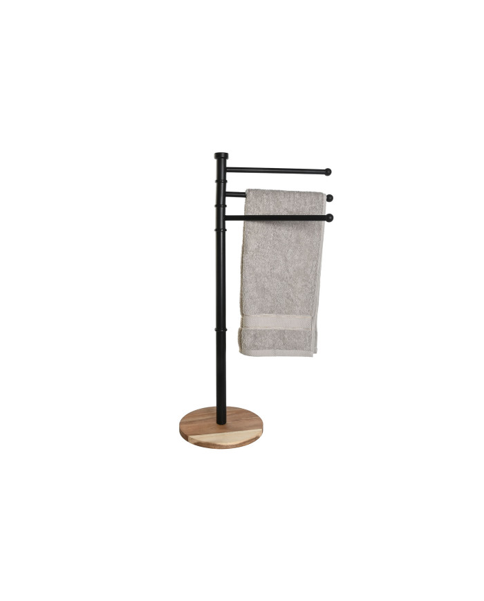 TOALLERO ACACIA INOX 45X26X85,5 NEGRO