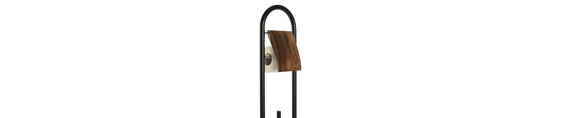 PORTARROLLOS ACACIA INOX 22X22X80 ESCOBILLERO