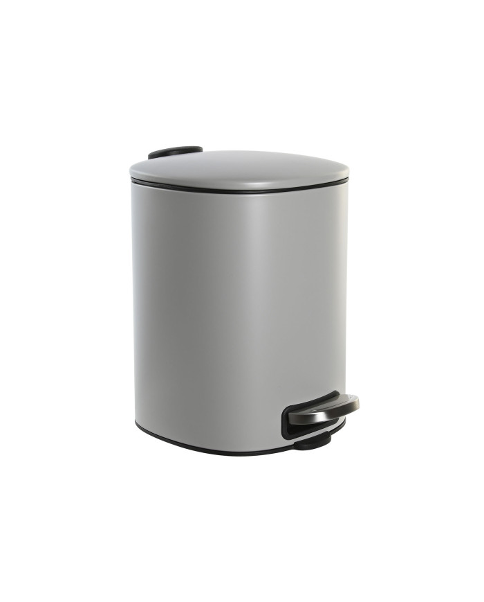 PAPELERA METAL INOX 25X20X27 GRIS