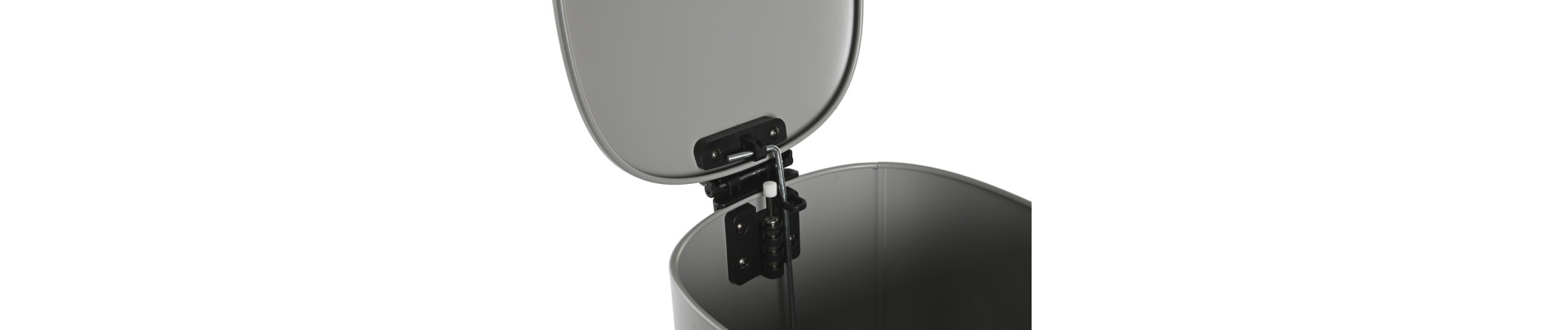 PAPELERA METAL INOX 25X20X27 GRIS