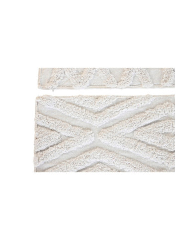 ALFOMBRA ALGODON 50X80X0,5 1300 GSM ROMBOS 2 SURT.