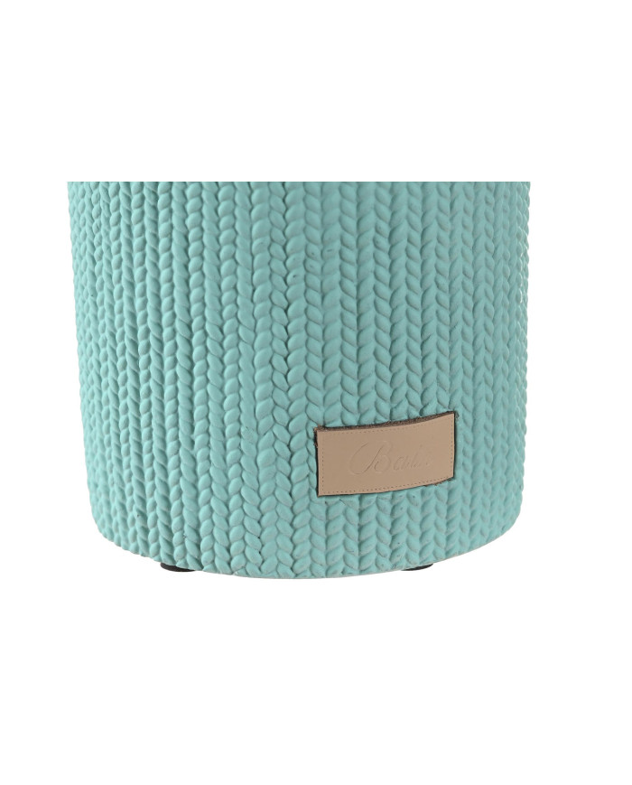 VASO CEMENTO 8X8X10 MATE VERDE MENTA