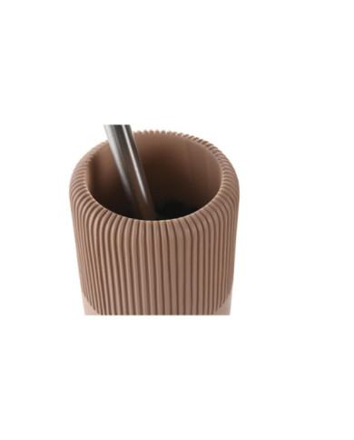 ESCOBILLERO CEMENTO INOX 11X11X36,5 MATE TERRACOTA