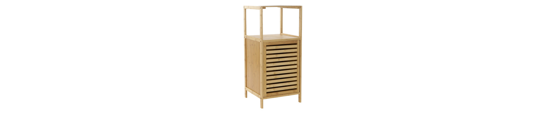 ESTANTERIA BAMBU 40X40X90 3EST, PUERTA NATURAL