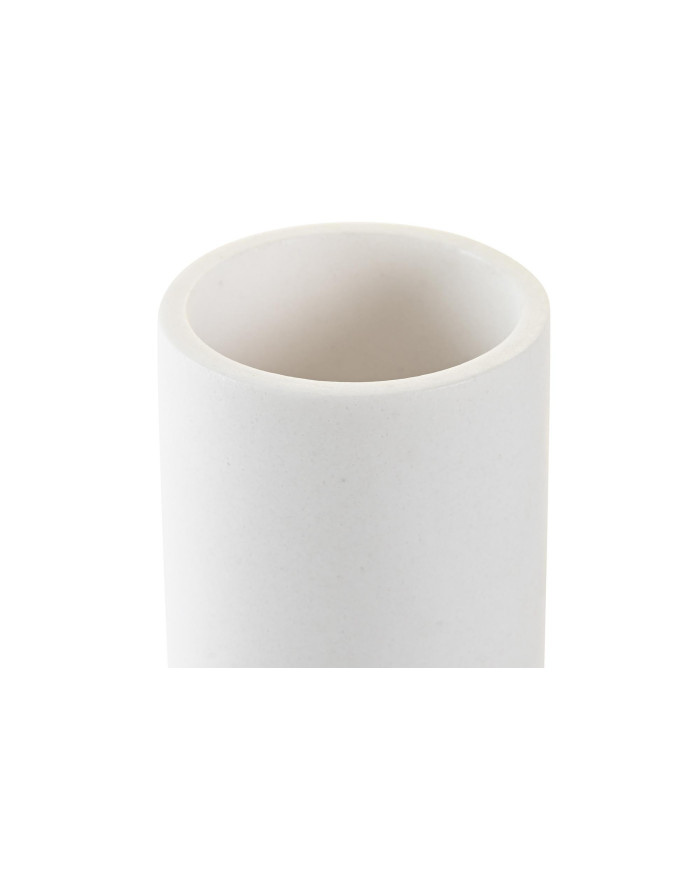 VASO RESINA ACACIA 7X7X10,6 BLANCO