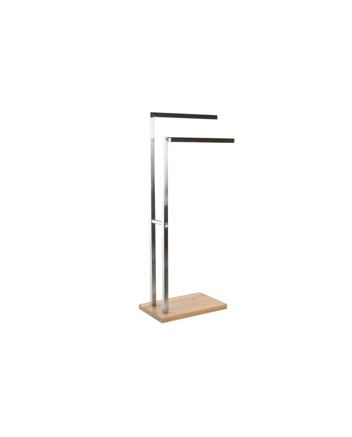 TOALLERO BAMBU INOX 34X20X79 PLATEADO