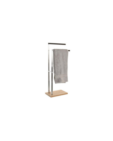 TOALLERO BAMBU INOX 34X20X79 PLATEADO