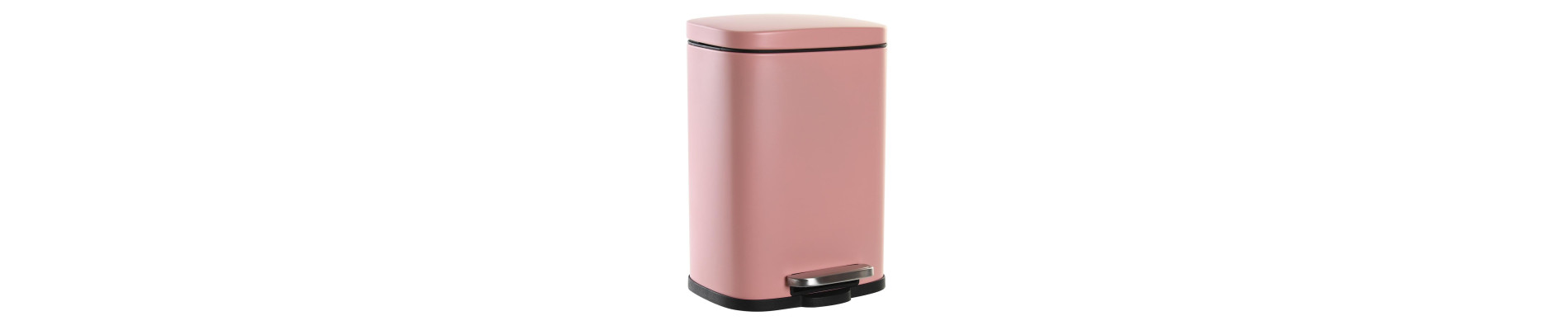 PAPELERA INOX PP 20X25X27 5L PLATEADO