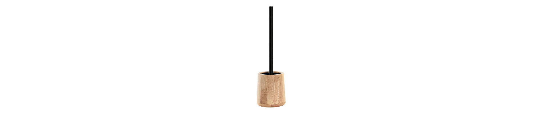 ESCOBILLERO HEVEA / RUBBERWOOD INOX 11X11X37,5
