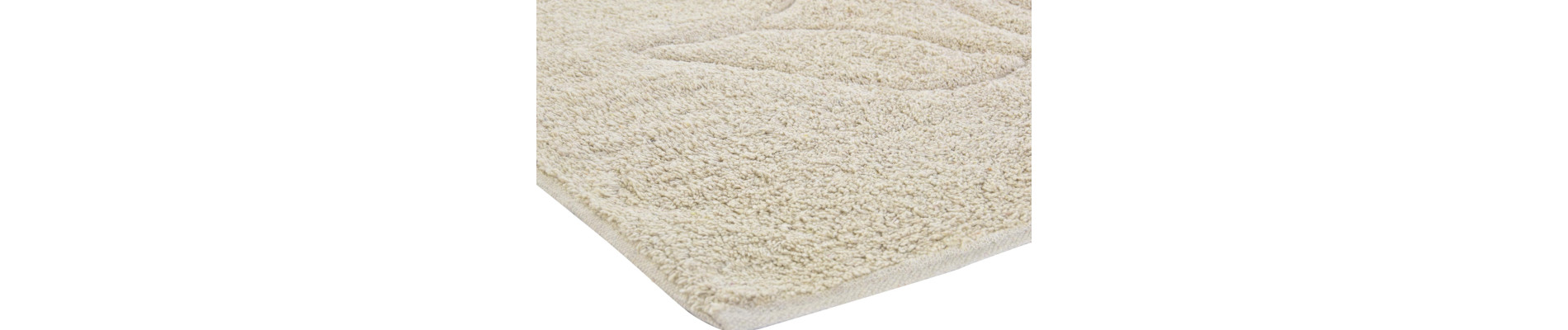 ALFOMBRA ALGODON 80X50X1 520GR GR BAÑO 3 SURT.
