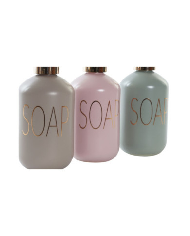 DOSIFICADOR CRISTAL 7,2X6,5X17 350ML MATE 3 SURT.