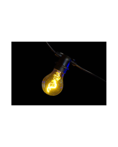 GUIRNALDA LED 6X15X850 10 LEDS E27 ESPIRAL IP44