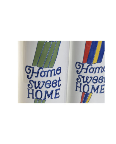 PARAGUERO PORCELANA 19X19X45 HOME SWEET HOME 2 SUR
