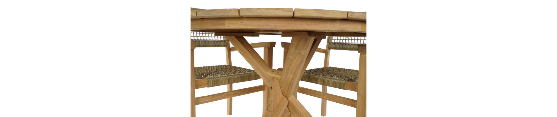 MESA SET 5 TECA 100X100X75 60X57X90