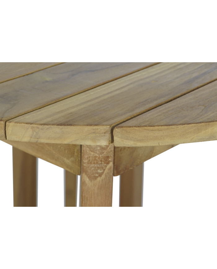 MESA SET 5 TECA CUERDA 100X100X76 55X60X90 NATURAL