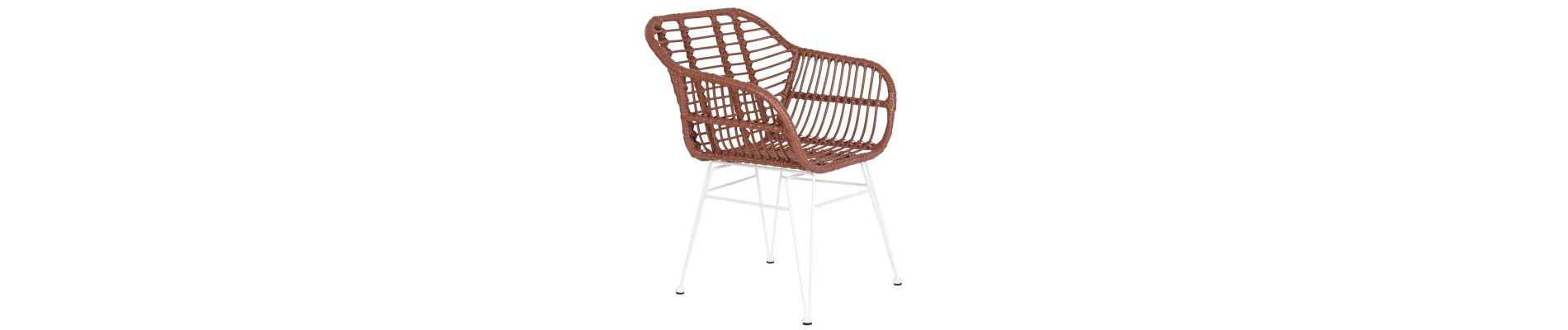 SILLA TECA 54X47X85 BRAZOS NATURAL MARRON
