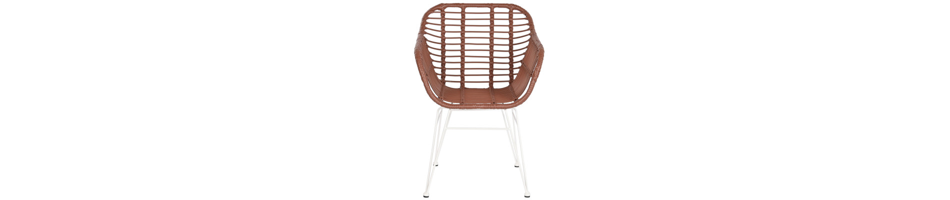 SILLA RATAN SINTETICO METAL 57X62X81 0,12