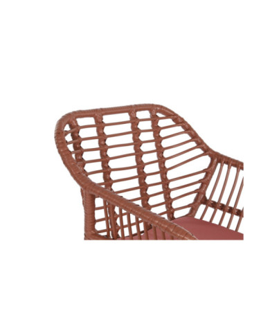 SILLA SET 3 RATAN SINTETICO 56X57,5X82 CON COJINES