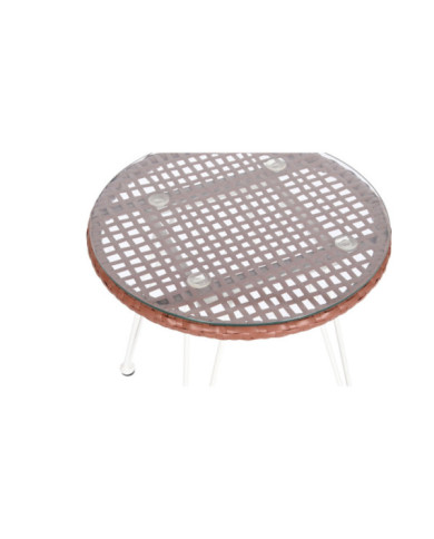 SILLA SET 3 RATAN SINTETICO 56X57,5X82 CON COJINES