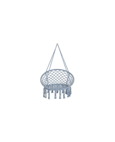 SILLA COLGANTE ALGODON ACERO 80X63X128 100KG,