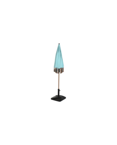 BASE PARASOL HORMIGON INOX 48X48X41,5 25KG, NEGRO