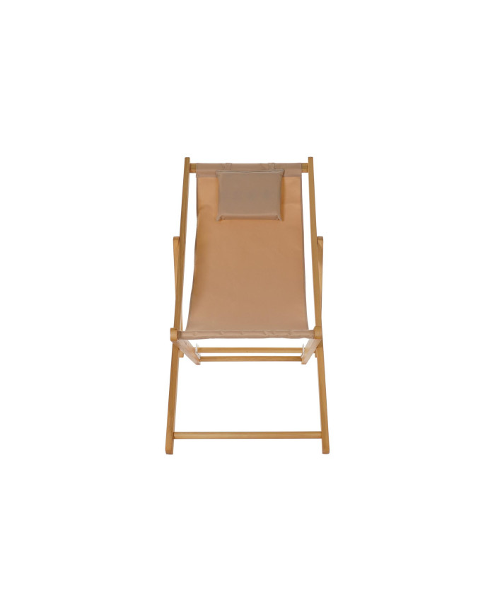 TUMBONA MDF POLIESTER 57,5X113X77 COJIN MARRON