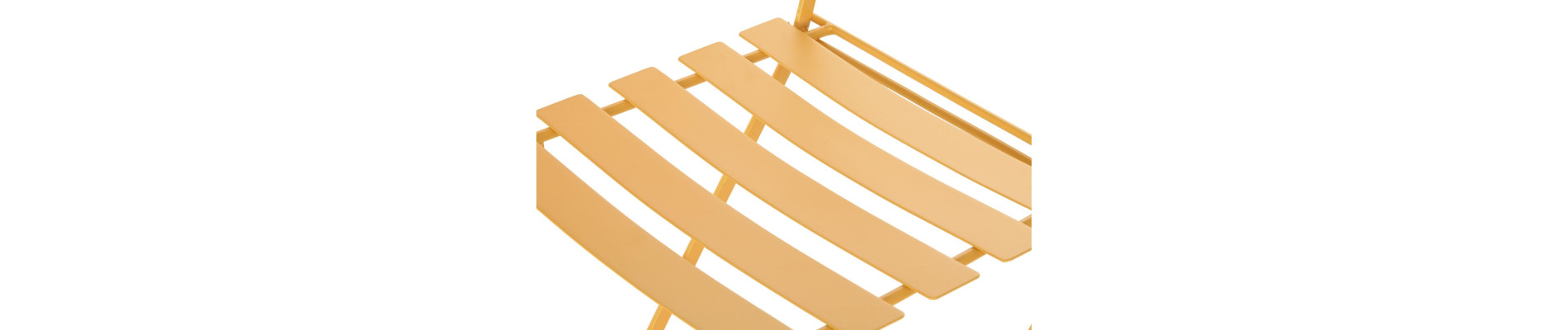 MESA SET 3 METAL 60X60X75 PLEGABLE MOSTAZA