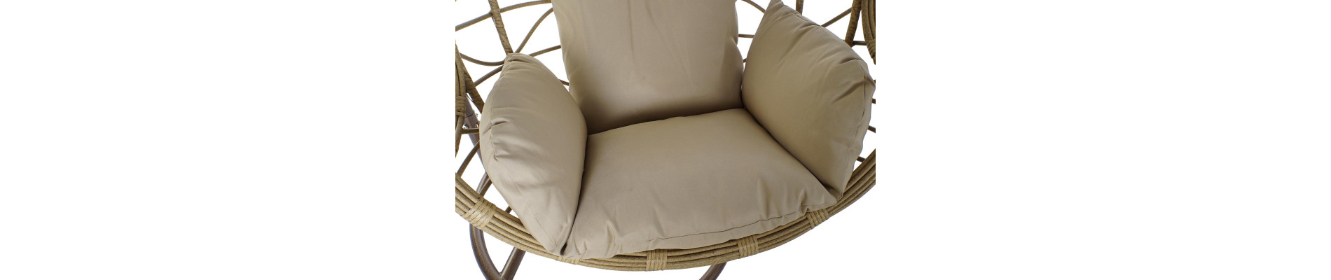 SILLON COLGANTE RATAN SINTETICO 105X75X120 120KG S
