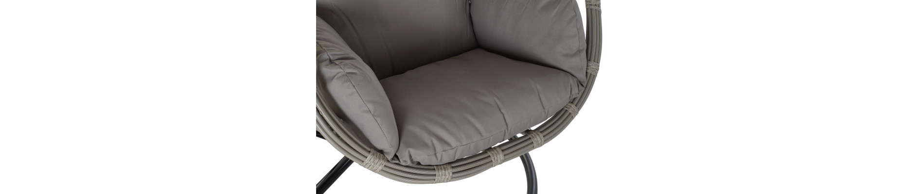 SILLON COLGANTE RATAN SINTETICO 90X70X110 120KG SI