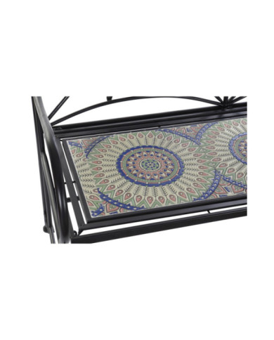 BANCO FORJA CERAMICA 111X54X88 MOSAICO MULTICOLOR
