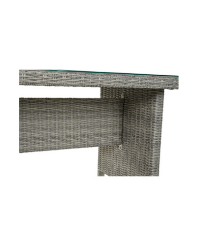 SOFA SET 4 RATAN SINTETICO 267X204X90 5 MM, EXTERI