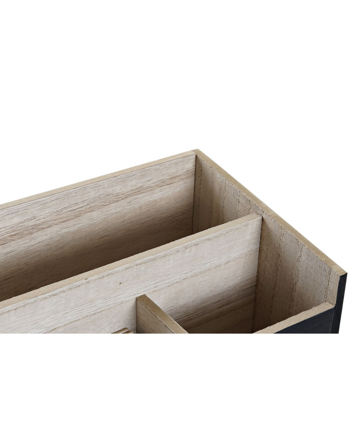 ORGANIZADOR MDF 30X15X15 CALENDARIO NEGRO