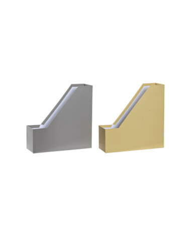 ORGANIZADOR CARTON METAL 9X26,5X27 LIBROS 2 SURT.