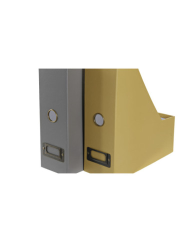 ORGANIZADOR CARTON METAL 9X26,5X27 LIBROS 2 SURT.