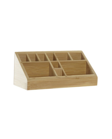 ORGANIZADOR BAMBU 23X9X10 10 COMPARTIMIENTOS