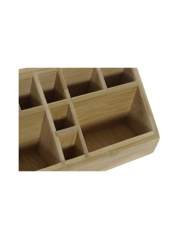 ORGANIZADOR BAMBU 23X9X10 10 COMPARTIMIENTOS