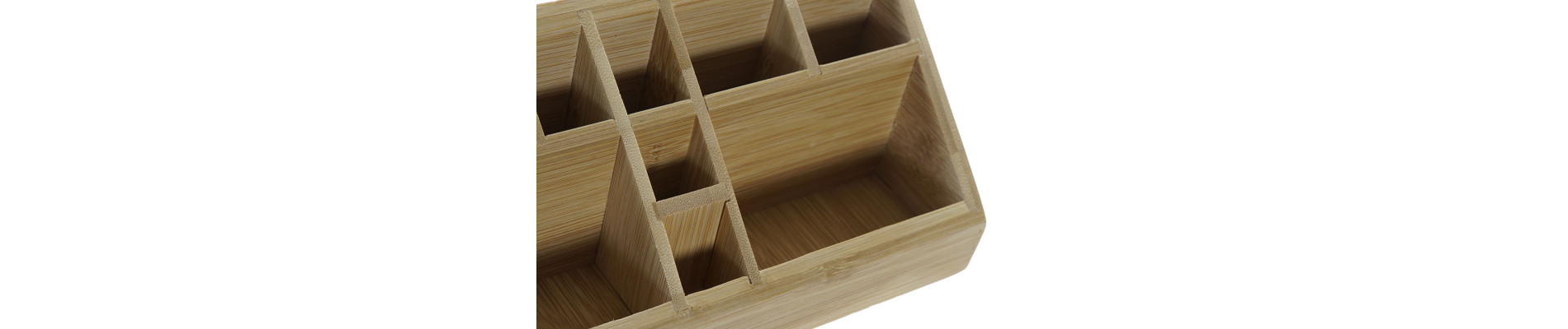 ORGANIZADOR BAMBU 23X9X10 10 COMPARTIMIENTOS