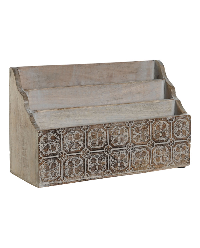 ORGANIZADOR MANGO 32X13X21 CARTAS NATURAL