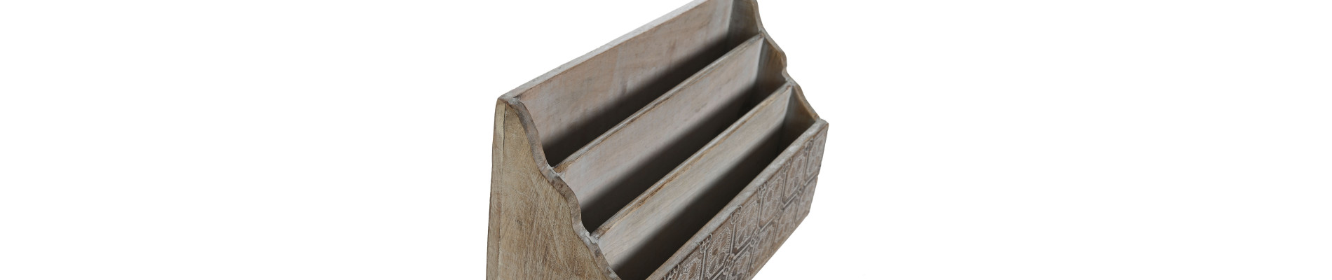 ORGANIZADOR MANGO 32X13X21 CARTAS NATURAL