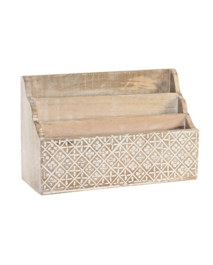 ORGANIZADOR MANGO 32X13X21 CARTAS NATURAL